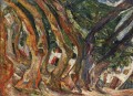 plane trees at c ret 1920 Chaim Soutine Expressionism